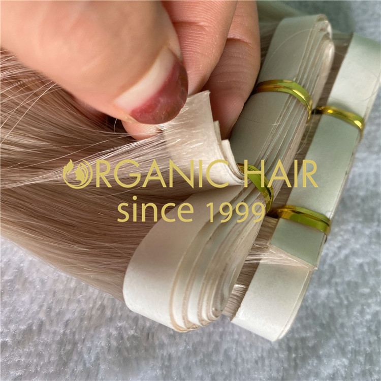   Organic PU skin weft extensions  H212